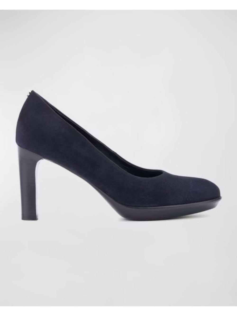 New Aquatalia Raysa Suede Stiletto Platform Pump Blue Sz 7